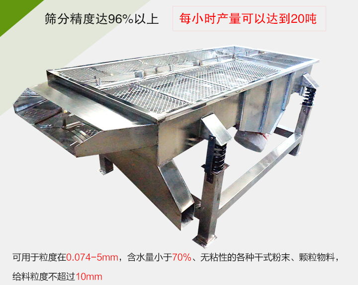 糧食篩分機(jī)各種干式粉末、顆粒物料,給料粒度不超過10mm